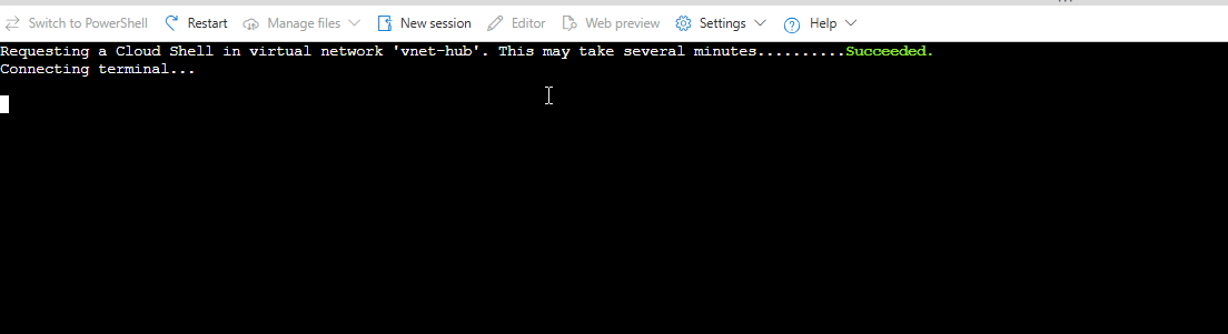 Configure CloudShell