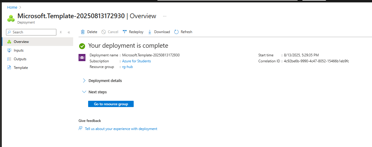 DeployCloudShell ARM