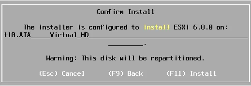 InstallESXi