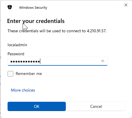 ConnecttoVM
