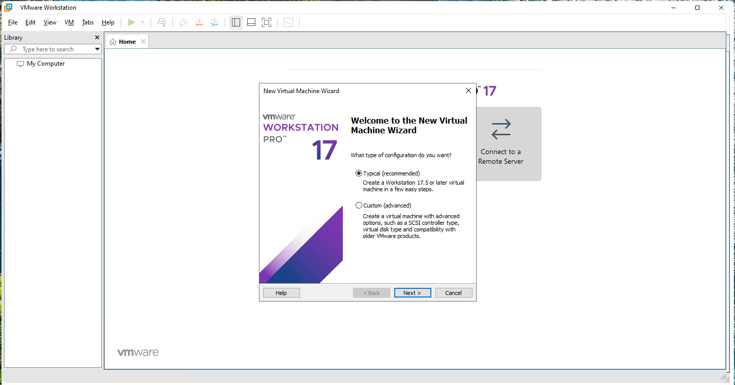CreatingVM-inWorkstation