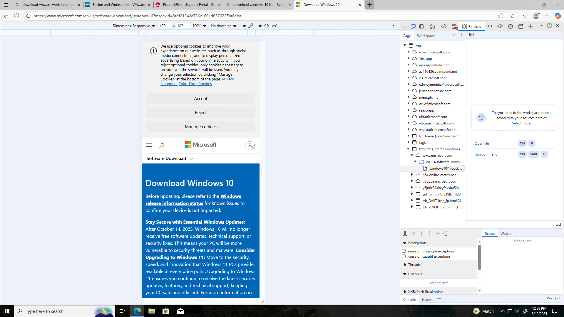 DownloadWindows10ISO