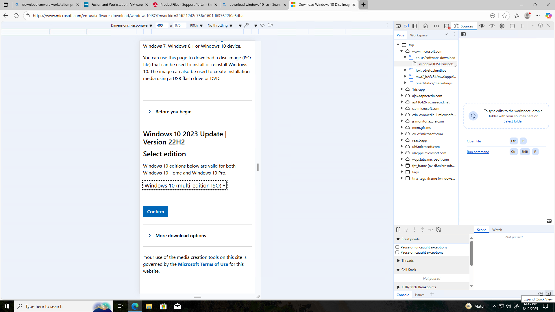 DownloadWindows10ISO