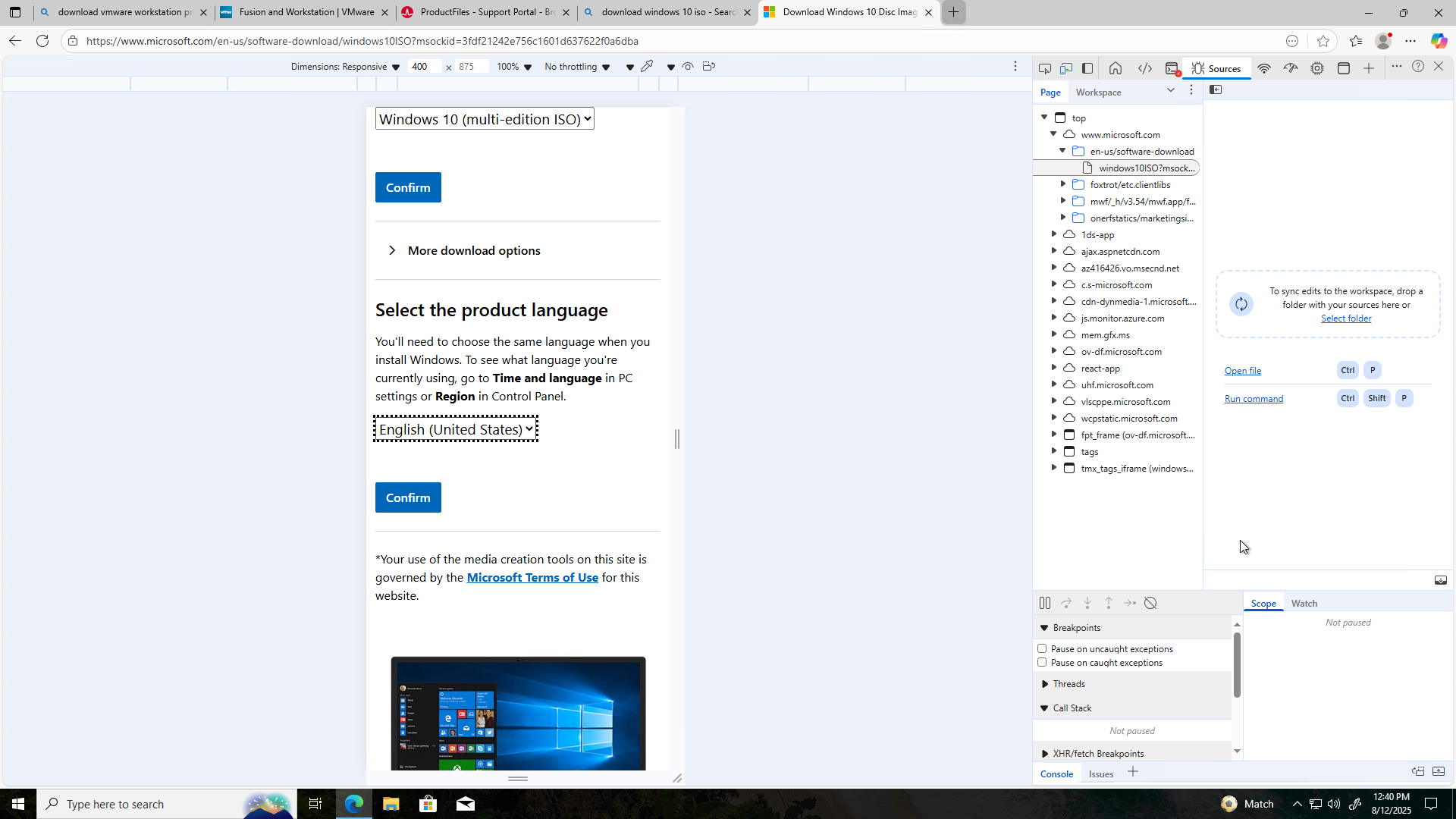 DownloadWindows10ISO