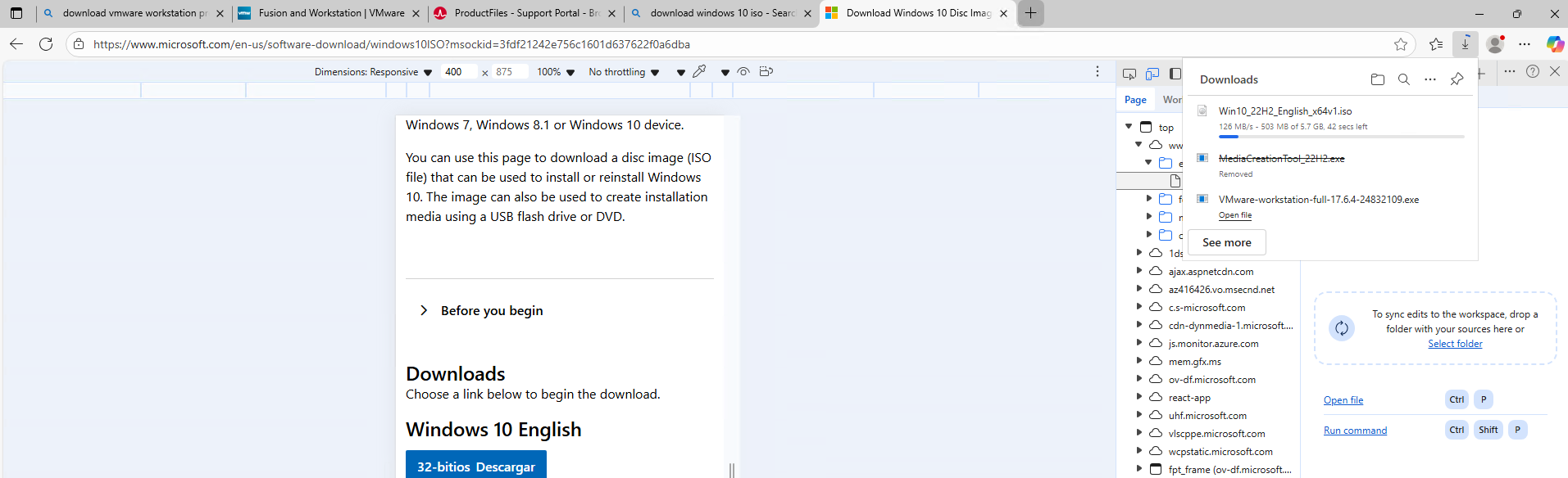 DownloadWindows10ISO